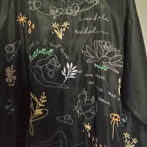 Johnny Was Calm silk top size xlarge